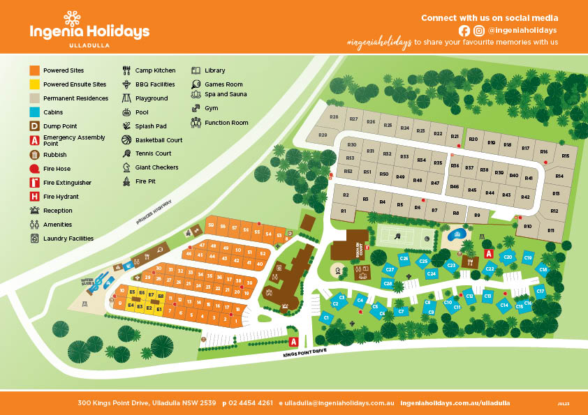 Ulladulla Park Map