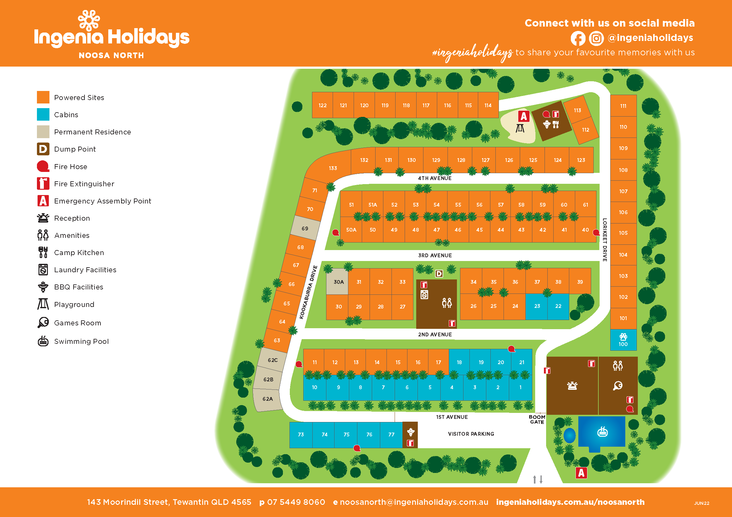 Noosa North Park Map