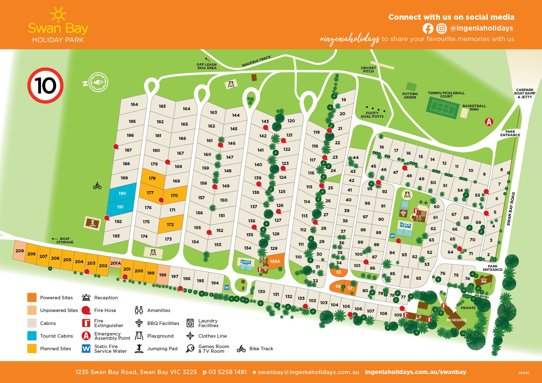 Swan Bay Park Map