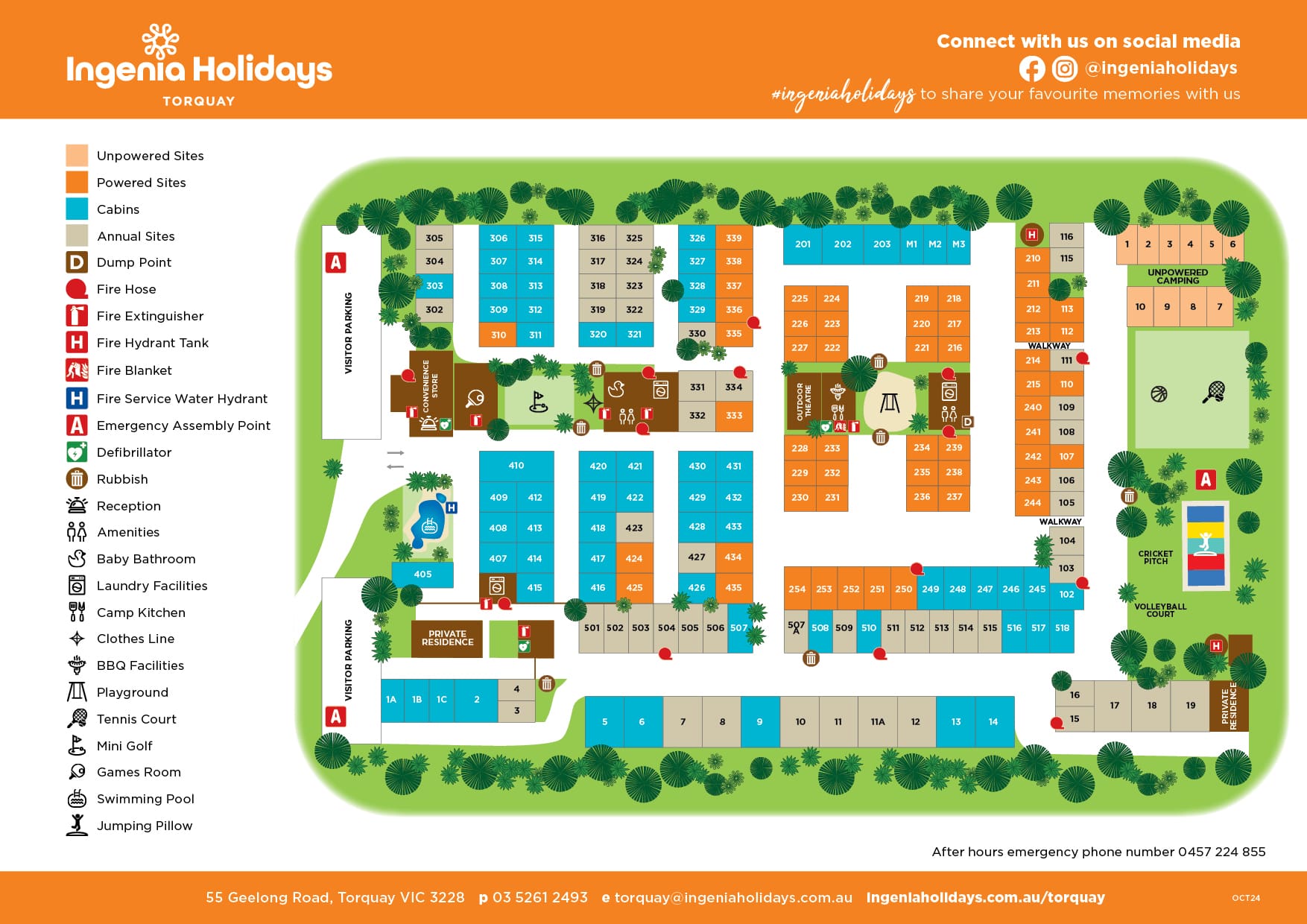 Torquay Park Map